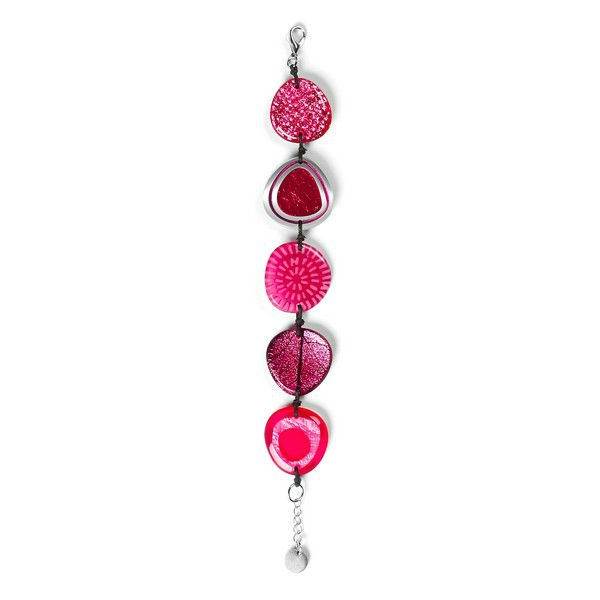 Pink Natural Eclectic Bracelet | The Jewellery Stop