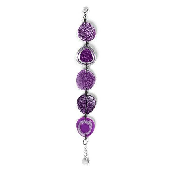Purple Natural Eclectic Bracelet | The Jewellery Stop
