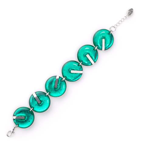 Aqua Lollipop Bracelet
