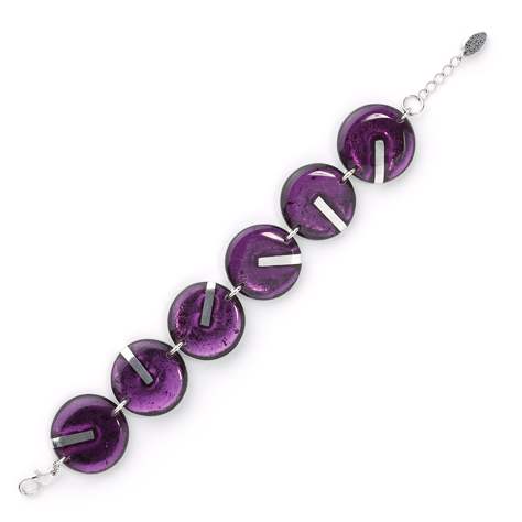 Purple Lollipop Bracelet