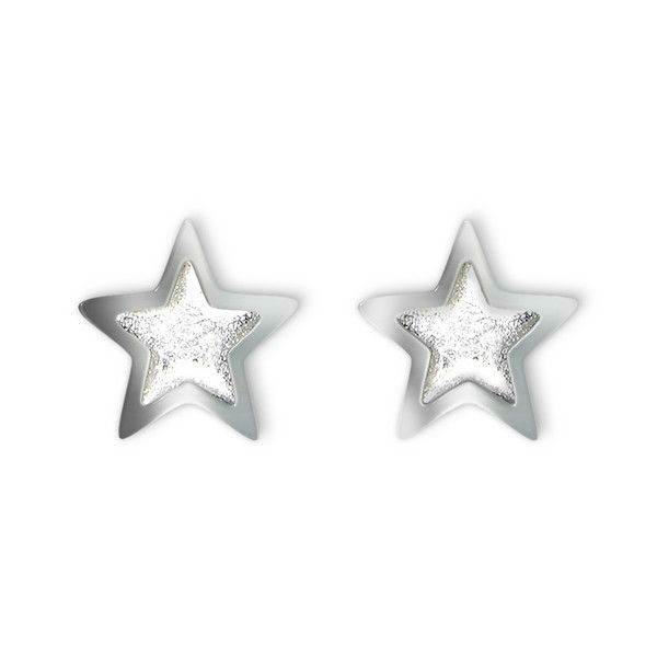Silver Pewter Star Stud Earrings | The Jewellery Stop