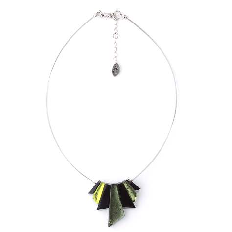Green Deco Small Necklace | The Jewellery Stop