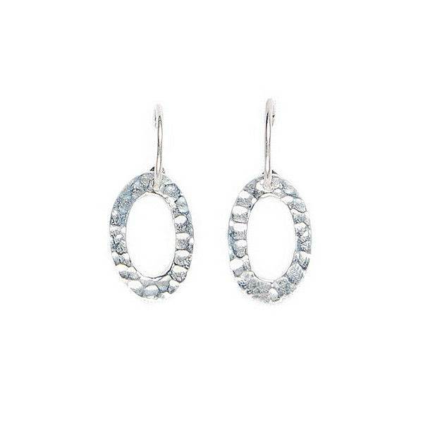 Pewter Natural Eclectic Pewter Creole Earrings | The Jewellery Stop