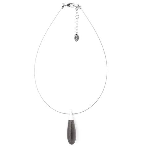 Black Raindrop Pendant | The Jewellery Stop