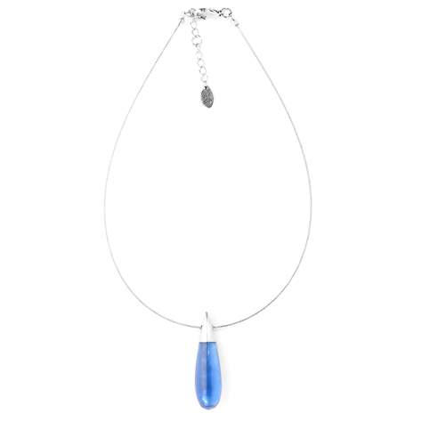 Blue Raindrop Pendant | The Jewellery Stop