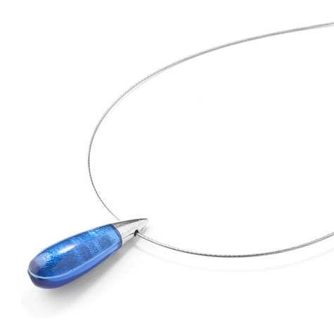 Blue Raindrop Pendant | The Jewellery Stop