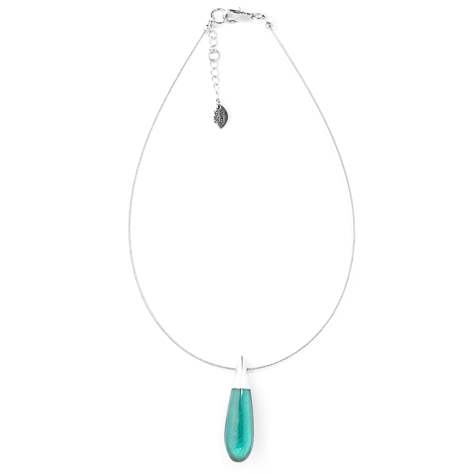 Teal Raindrop Pendant | The Jewellery Stop