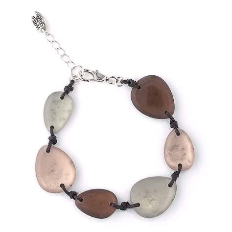 Biscuit Matte Eclectic Bracelet | The Jewellery Stop