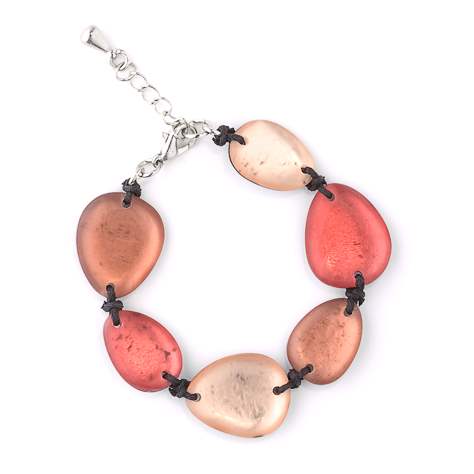 Coral Matte Eclectic Bracelet | The Jewellery Stop