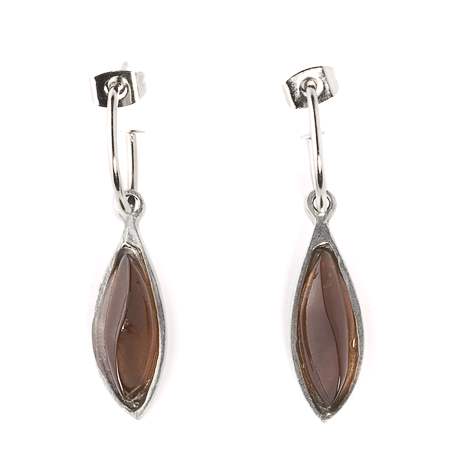Biscuit Dragonfly Creole Earrings | The Jewellery Stop