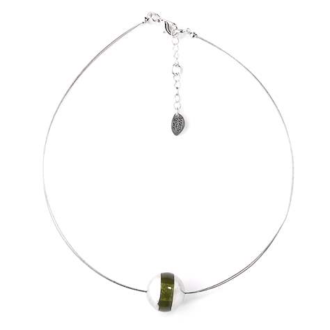 Green Pewter Balls Pendant | The Jewellery Stop