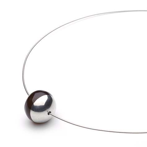 Taupe Pewter Balls Pendant | The Jewellery Stop