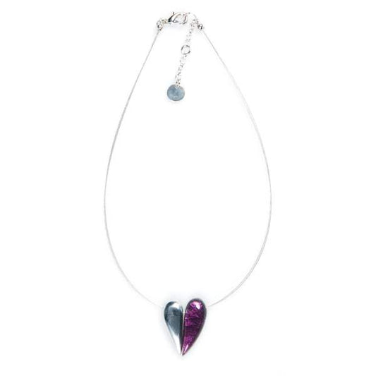 Purple United Heart Pendant | The Jewellery Stop