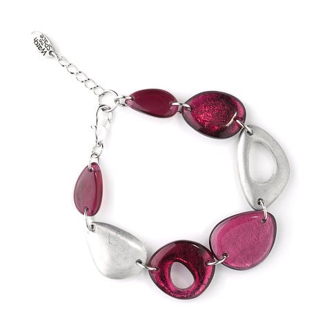 Berry Eclectic Pebble Classic Bracelet | The Jewellery Stop