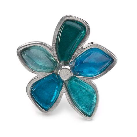 Turquoise Flower Cabouchon Ring | The Jewellery Stop