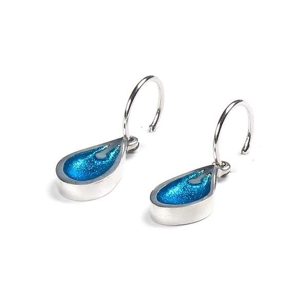 Turquoise Calachuchi Classic Creole Earrings | The Jewellery Stop