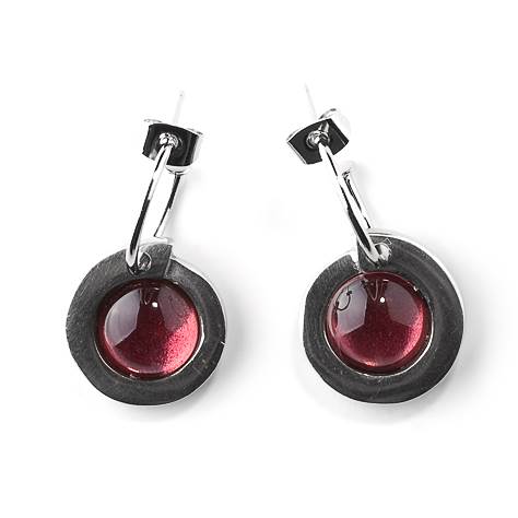 Berry Vortex Creole Earrings | The Jewellery Stop