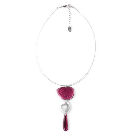 Berry Eclectic Pebble Pendant | The Jewellery Stop