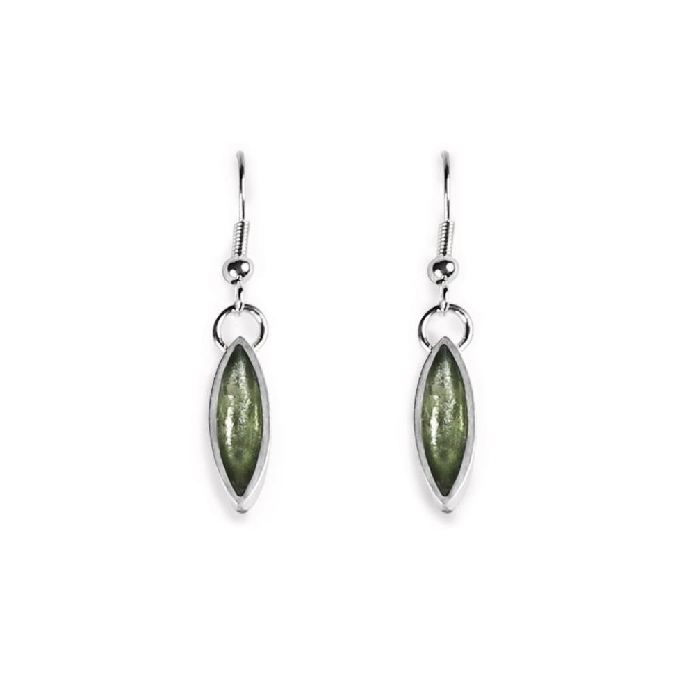 Pear Bamboo Shoot Fish Hook Earrings | The Jewellery Stop
