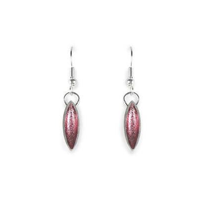 Pink Bamboo Shoot Fish Hook Earrings | The Jewellery Stop