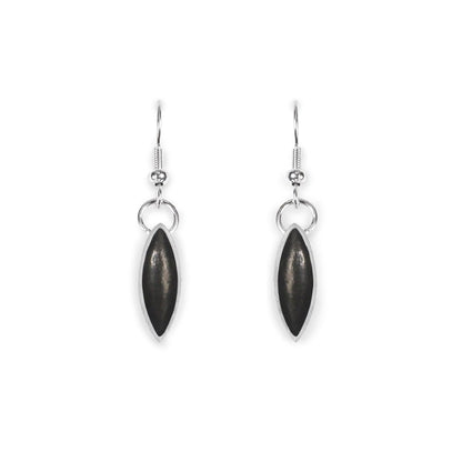 Silhouette Bamboo Shoot Fish Hook Earrings | The Jewellery Stop