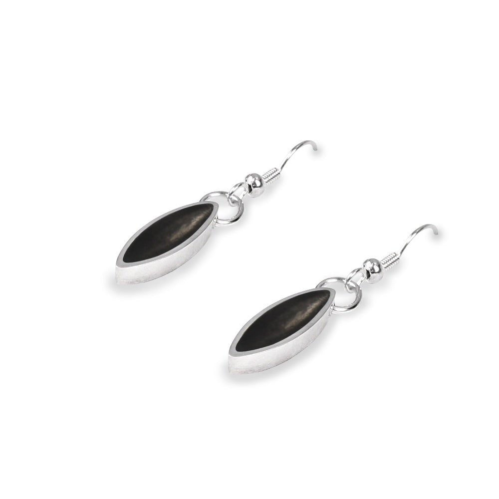 Silhouette Bamboo Shoot Fish Hook Earrings | The Jewellery Stop