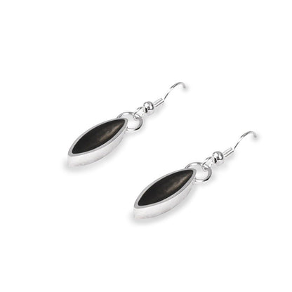 Silhouette Bamboo Shoot Fish Hook Earrings | The Jewellery Stop