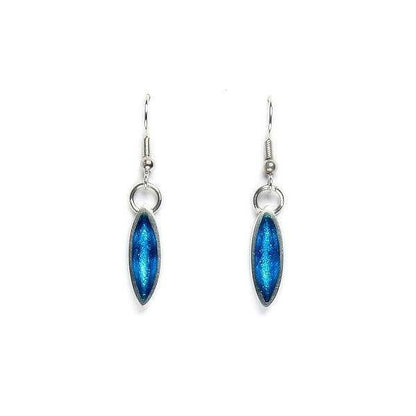 Turquoise Bamboo Shoot Fish Hook Earrings | The Jewellery Stop