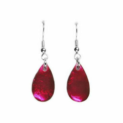 Pink Flower Petal Fish Hook Earrings | The Jewellery Stop