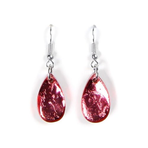 Rose Flower Petal Fish Hook Earrings | The Jewellery Stop