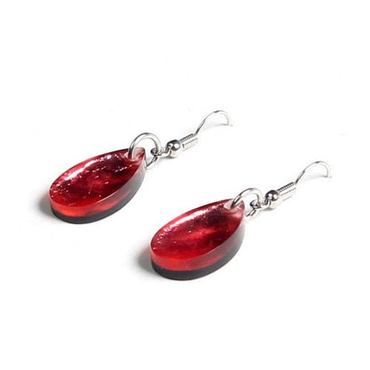 Rose Flower Petal Fish Hook Earrings | The Jewellery Stop