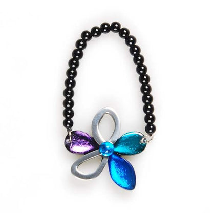 Turquoise Eclectic Flower Bracelet | The Jewellery Stop