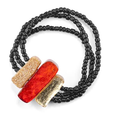 Amber Jagged Tiles Bracelet | The Jewellery Stop