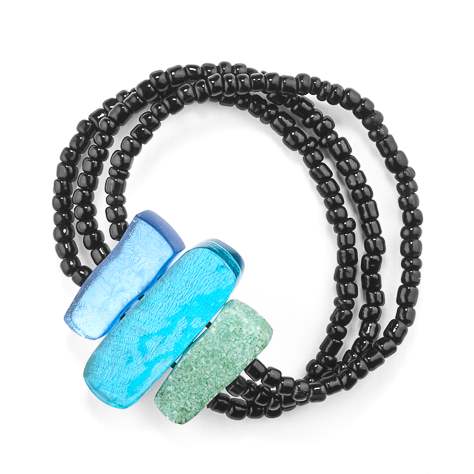 Turquoise Jagged Tiles Bracelet | The Jewellery Stop