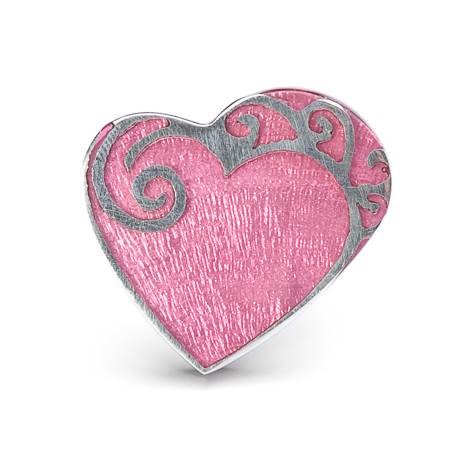 Pink Eclectic Heart Ring | The Jewellery Stop