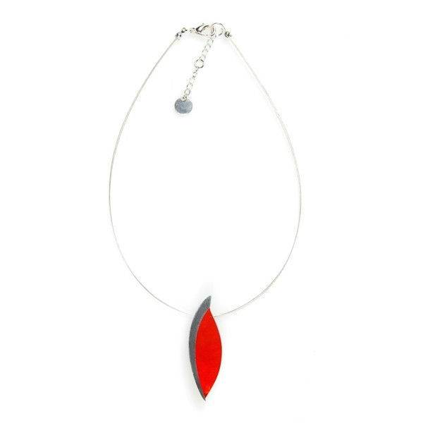 Red Angel Wing Pendant