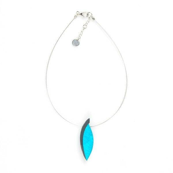 Teal Angel Wing Pendant | The Jewellery Stop