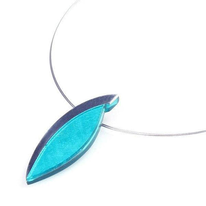 Teal Angel Wing Pendant | The Jewellery Stop
