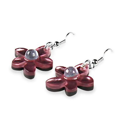 Pastels Flower Fish Hook Earrings | The Jewellery Stop