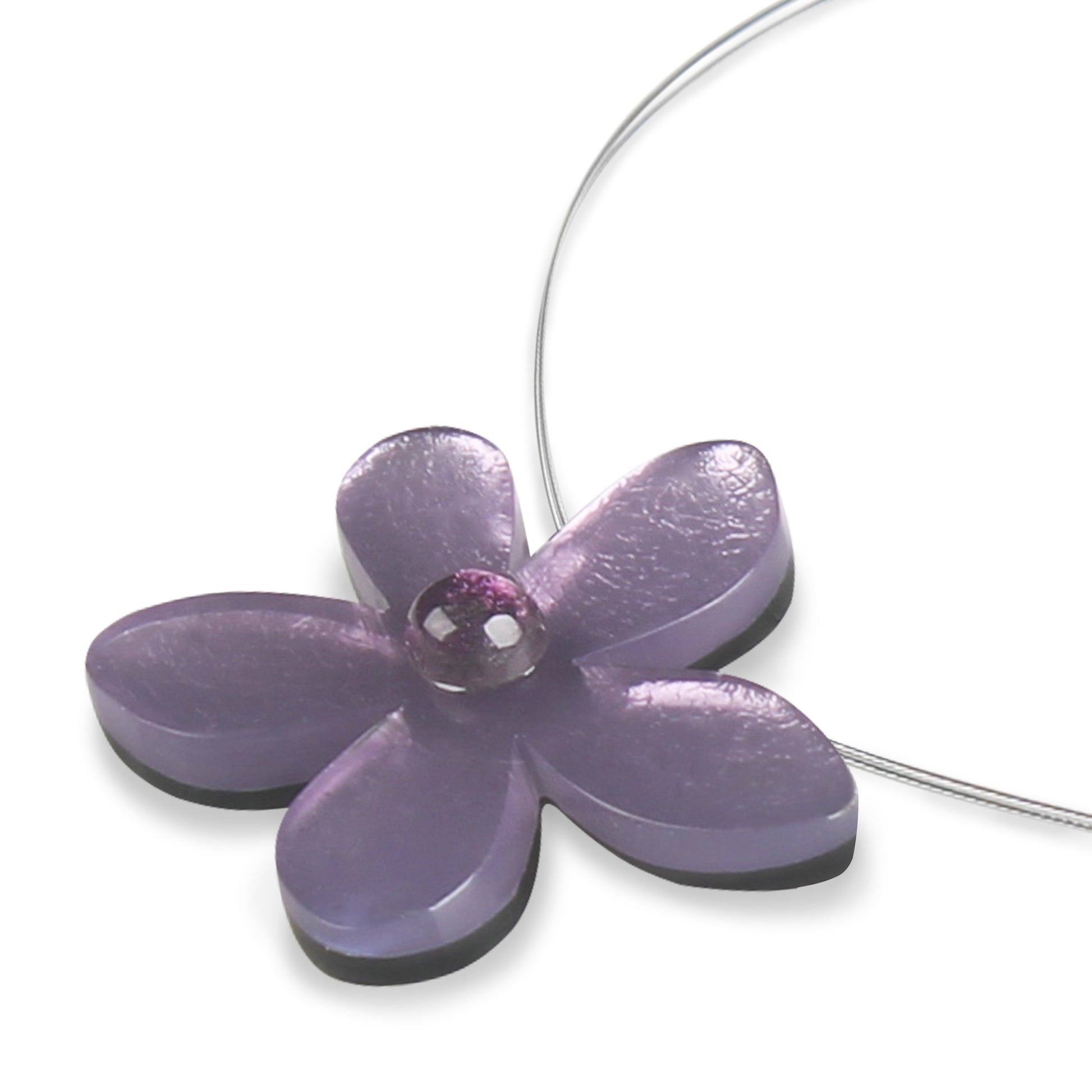 Lilac Flower Large Pendant