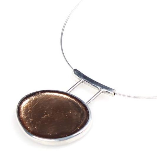 Gold Hanging Loop Pendant | The Jewellery Stop