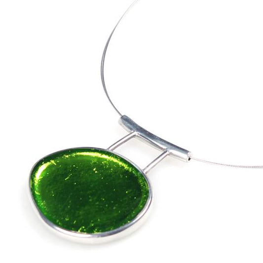 Lime Hanging Loop Pendant | The Jewellery Stop