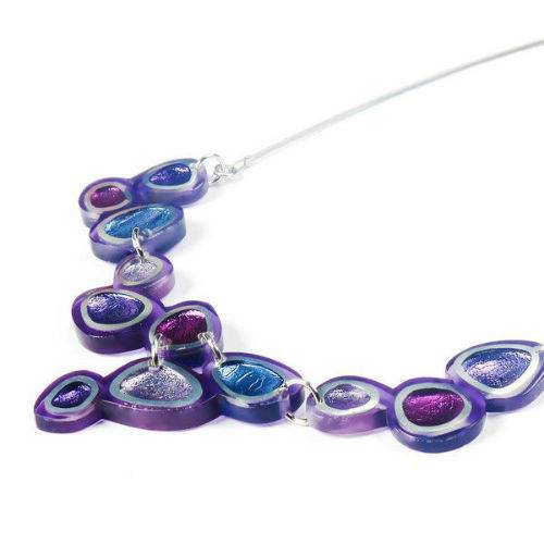 Lavender Bubbles Necklace