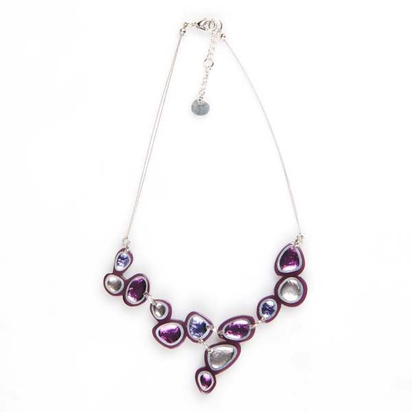 Purple Bubbles Necklace