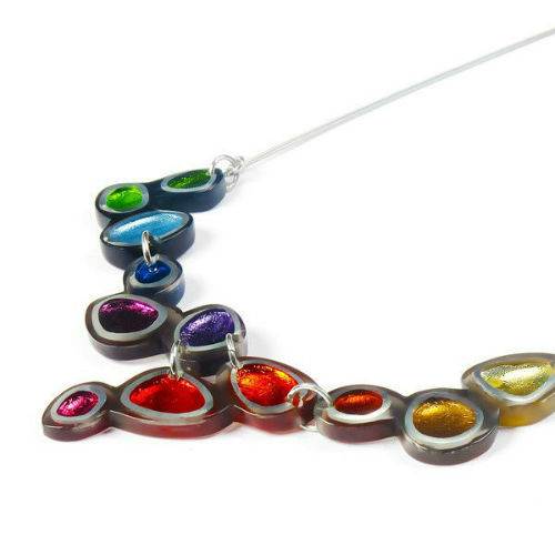Rainbow Bubbles Necklace