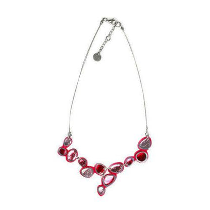 Raspberry Bubbles Necklace