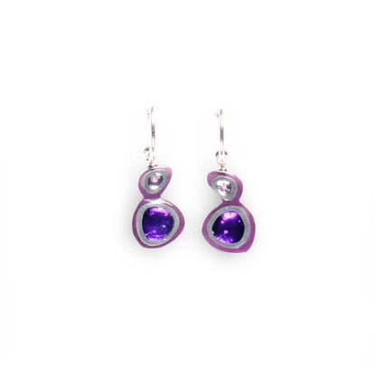Mulberry Bubbles Creole Earrings | The Jewellery Stop