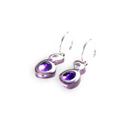 Mulberry Bubbles Creole Earrings | The Jewellery Stop