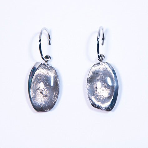 Black Bridge Creole Earrings | The Jewellery Stop