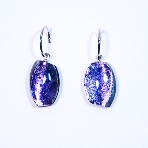 Purple Bridge Creole Earrings | The Jewellery Stop